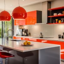 l shape kitchen design in Ahmedabad